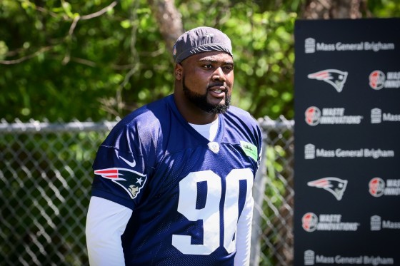 New England Patriots defensive tackle Christian Barmore