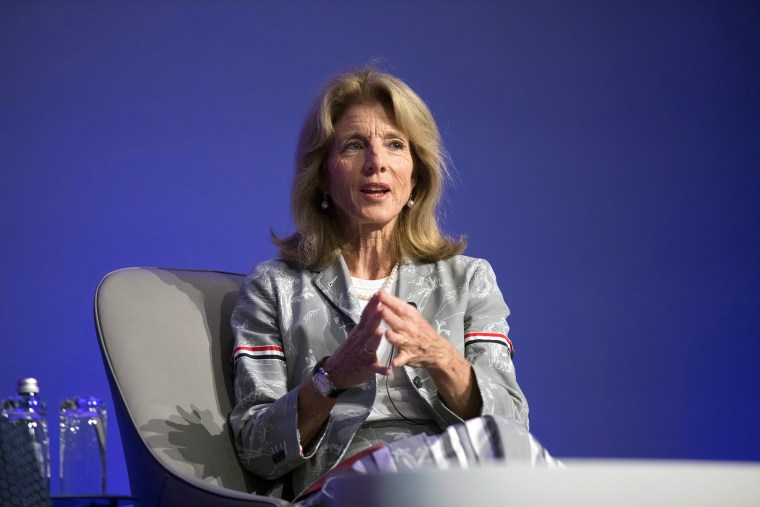 Caroline Kennedy, US ambassador to Australia, speaks Sydney on March 7, 2023.