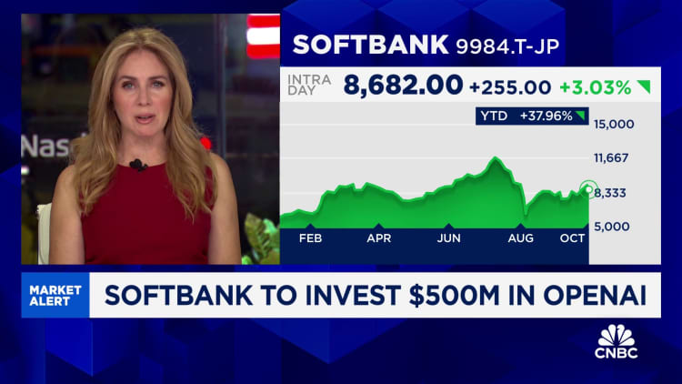 SoftBank to invest $500 million in OpenAI