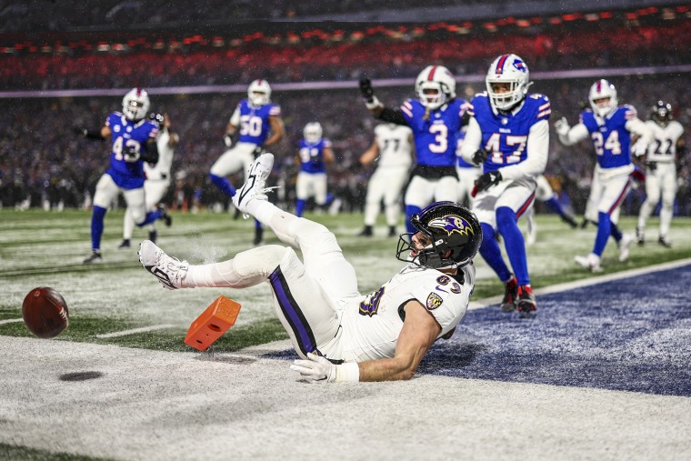 250122-mark-andrews-ew-1145a-8982a3 AFC Divisional Playoffs: Baltimore Ravens v Buffalo Bills