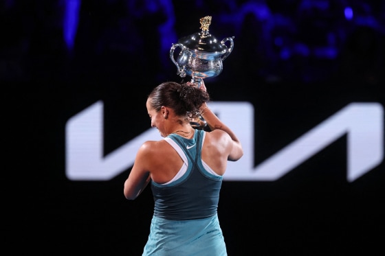 250125-madison-keys-aa-94d126-1 Image: TENNIS-AUS-OPEN-PODIUM