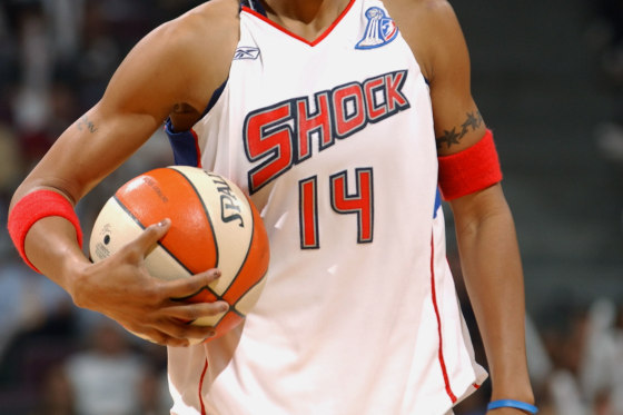 A Detroit Shock player in 2003.