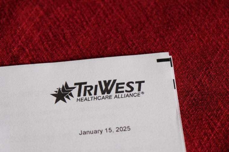 250417-pregnant-women-military-insurance-tricare-2-se-219a-d641f8 A letter from TriWest on Cortney Frazon's table in Lee's Summit, Missouri on April 9, 2025.